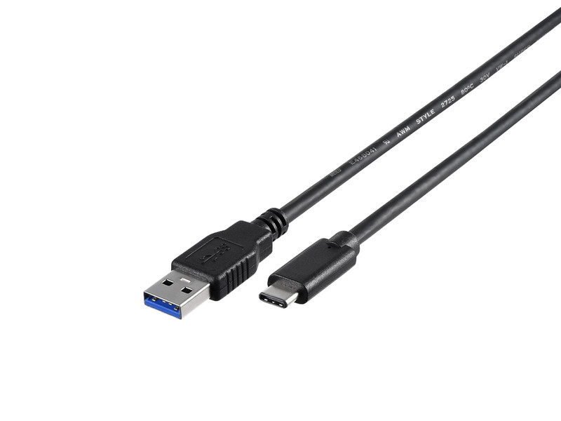 BUFFALO USB3.0 A to B スリムケーブル 3m ブラック 1個 BSUABSU330BK