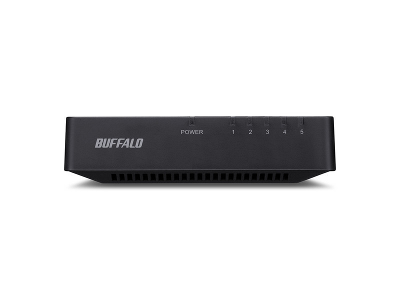 BUFFALO 10/100Mbps対応 プラスチック筺体 AC電源 5ポート ホワイト スイッチングハブ LSW4-TX-5EPL/WHD w17b8b5