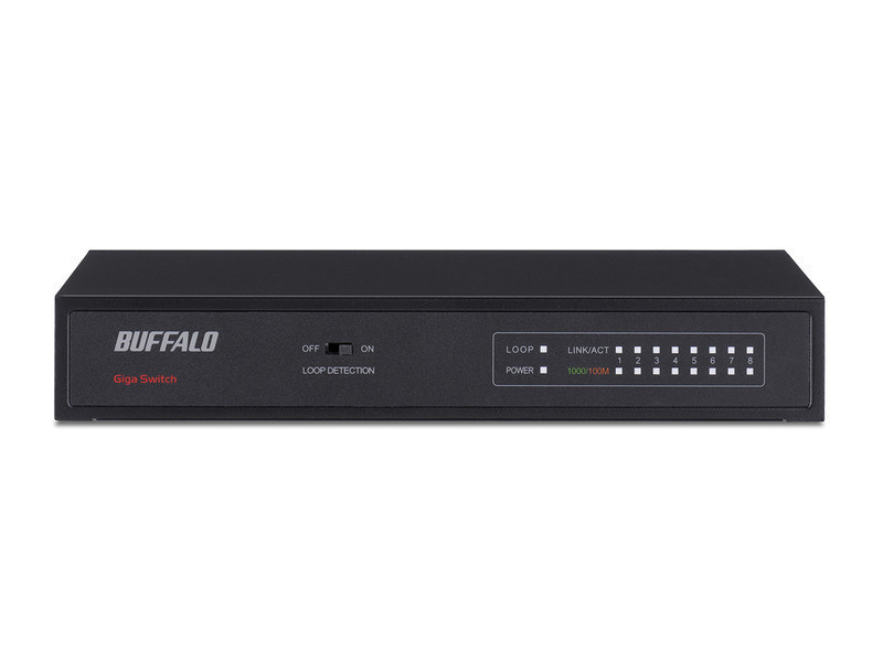 新品未開封　ギガスイッチングハブ  BUFFALO LSW5-GT-8NS/BK