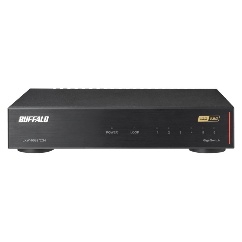 ☆新品☆ BUFFALO 10G対応スイッチングHUB LXW-10G2/2G4