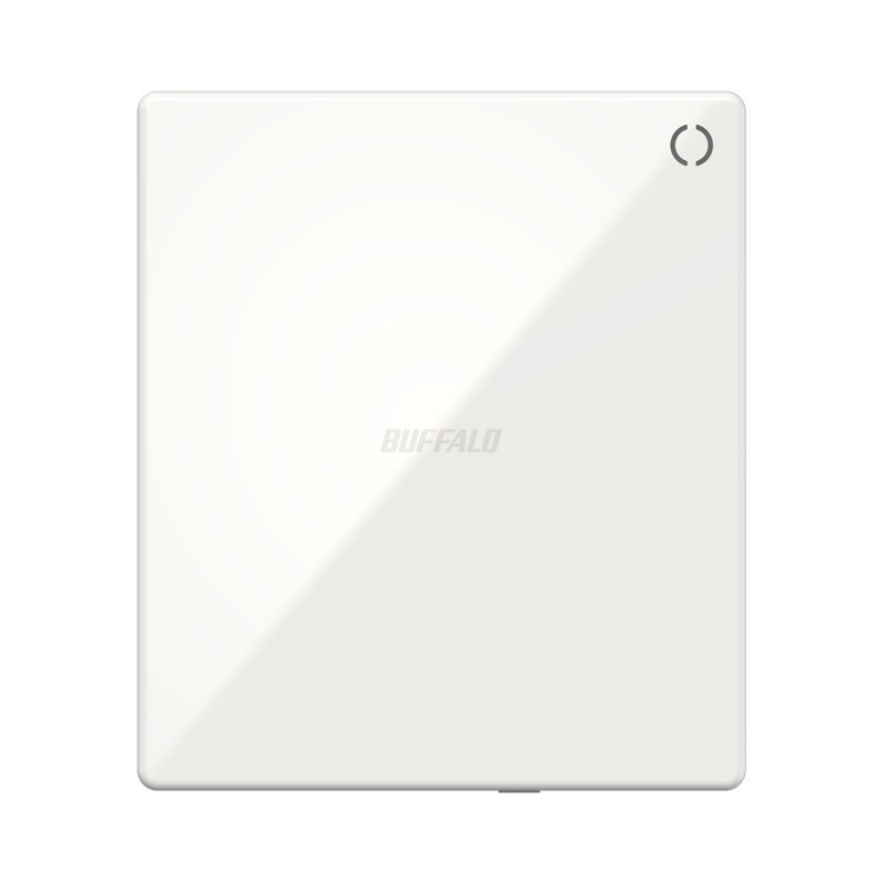 2994円 『4年保証』 BUFFALO スマートフォン用CDレコーダー ラクレコ Wi-Fiモデル ホワイト RRW1WH