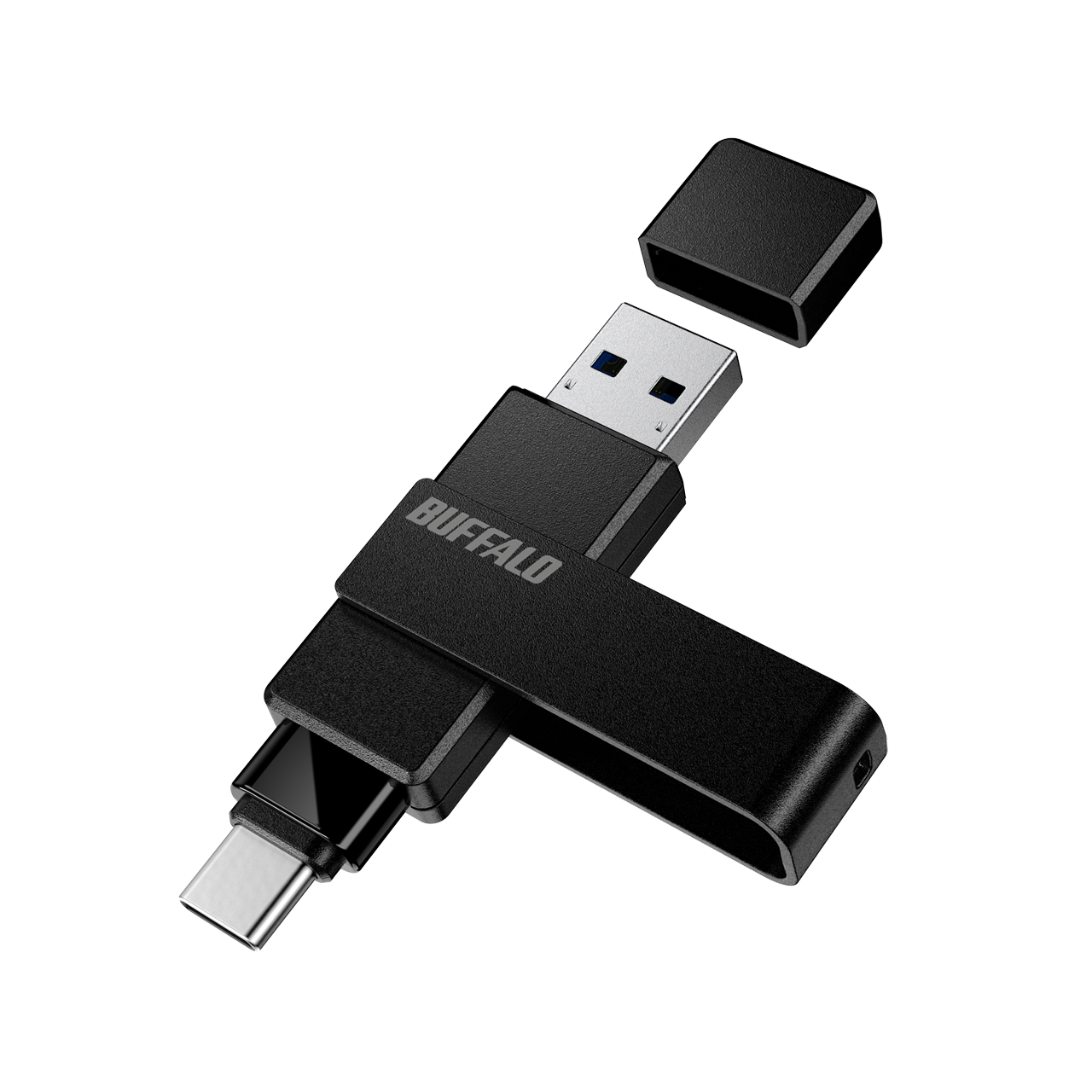 (未使用･未開封品)　BUFFALO USB2.0 どっちもUSBメモリー 16GB ブラック RUF2-KR16GA-BK wyeba8q Amazon | バッファロー BUFFALO USB2.0 どっちもUSBメモリー