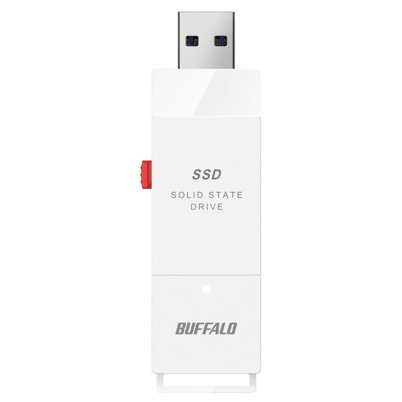 BUFFALO バッファロー 外付けSSD 2TB ホワイト SSD-SCT2.0U3WA [△][AS