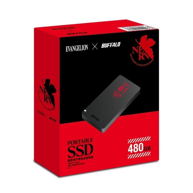 エヴァ BUFFALO SSD 480GB  SSD-PGM480U3/EV