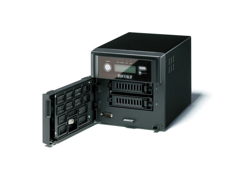 【24-C/D(NG)】Buffalo TS-WX2.0TL/R1 TeraStation NAS 2TB(1TB×2) 本体のみ 東芝 DT01ACA100【HDD現状渡し/本体動作未確認/送料込み】
