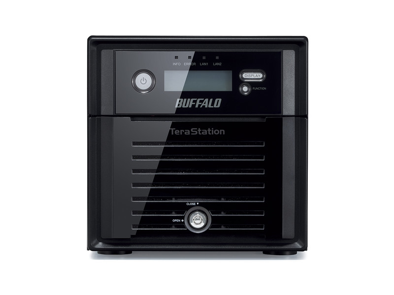 Buffalo TeraStation TS5410DN0802-EU Desktop NAS inklusive 2 x 4 TB NAS HDDs 8 TB teilbestückt 