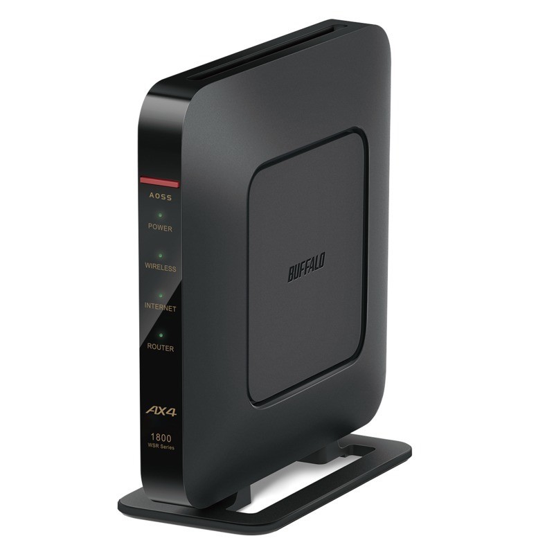 BUFFALO WSR-1800AX4S-BK ( Wi-Fi 6 対応)